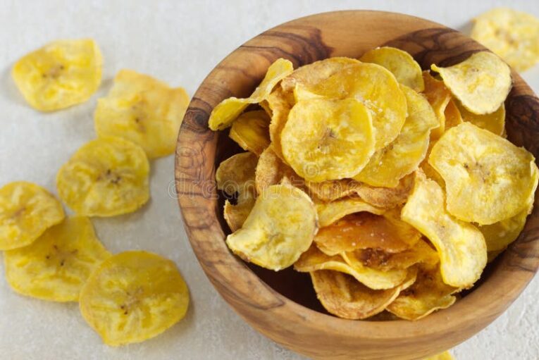 fried-plantain-chips-wooden-bowl-image-homemade-healthy-snack-88839409